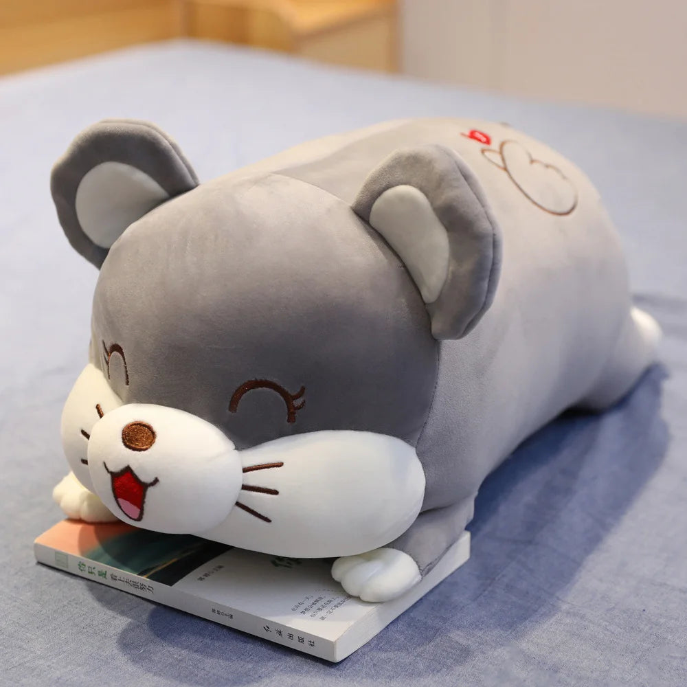 Piggy the Squishy Hamster Pillow Blanket Warmer Plush