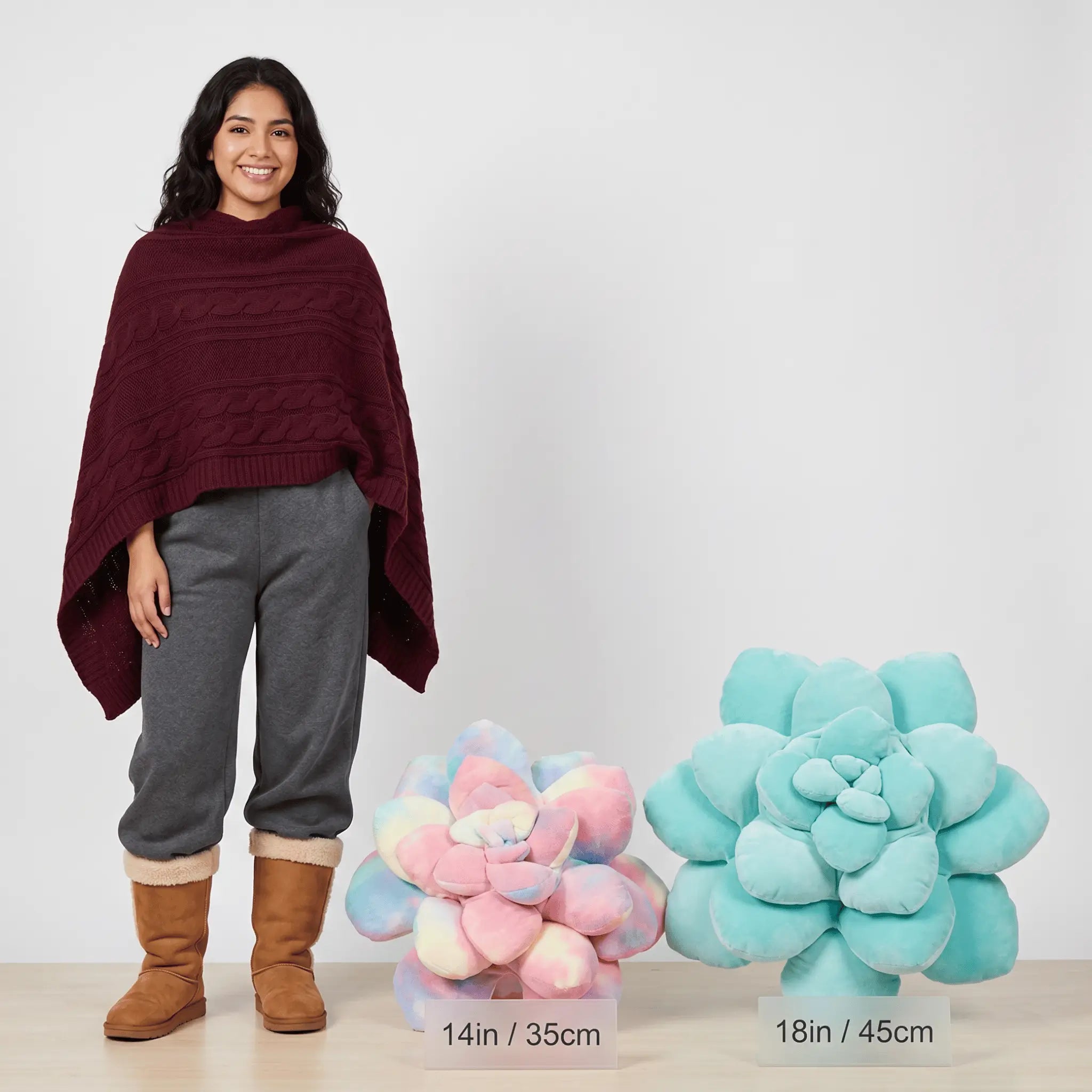 Lifelike Potted Succulent Kawaii Plushie Pillow