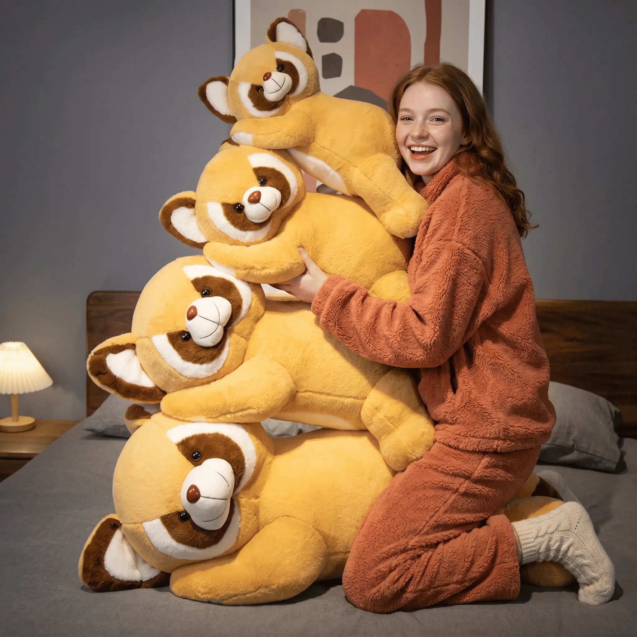 Maple the Adorable Red Panda Raccoon Plush