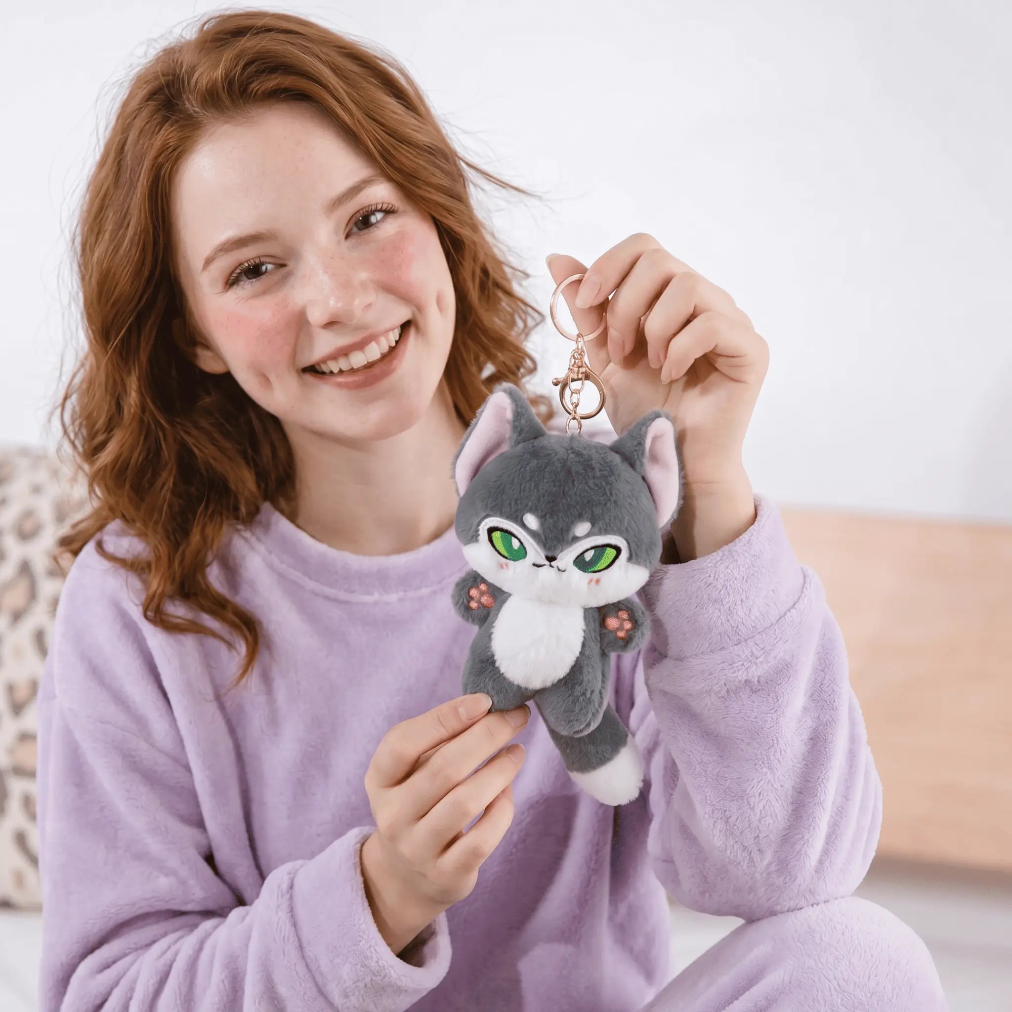Moody the Kawaii Emotion Wolf Plush