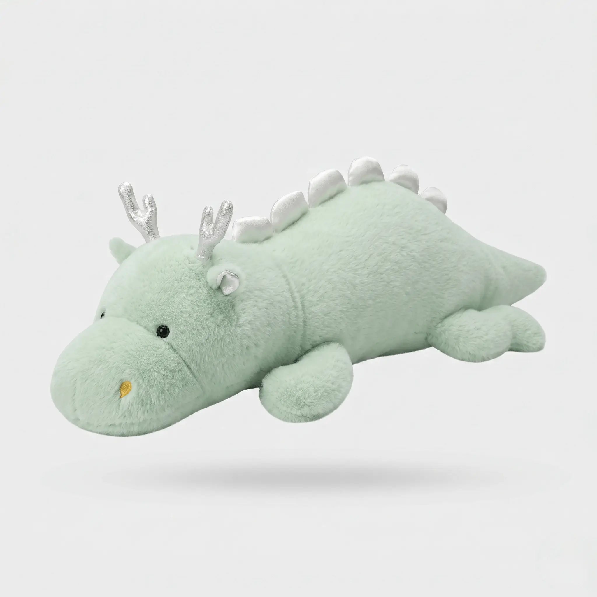 Drago the Giant Stuffed White Dragon Plush Pillow