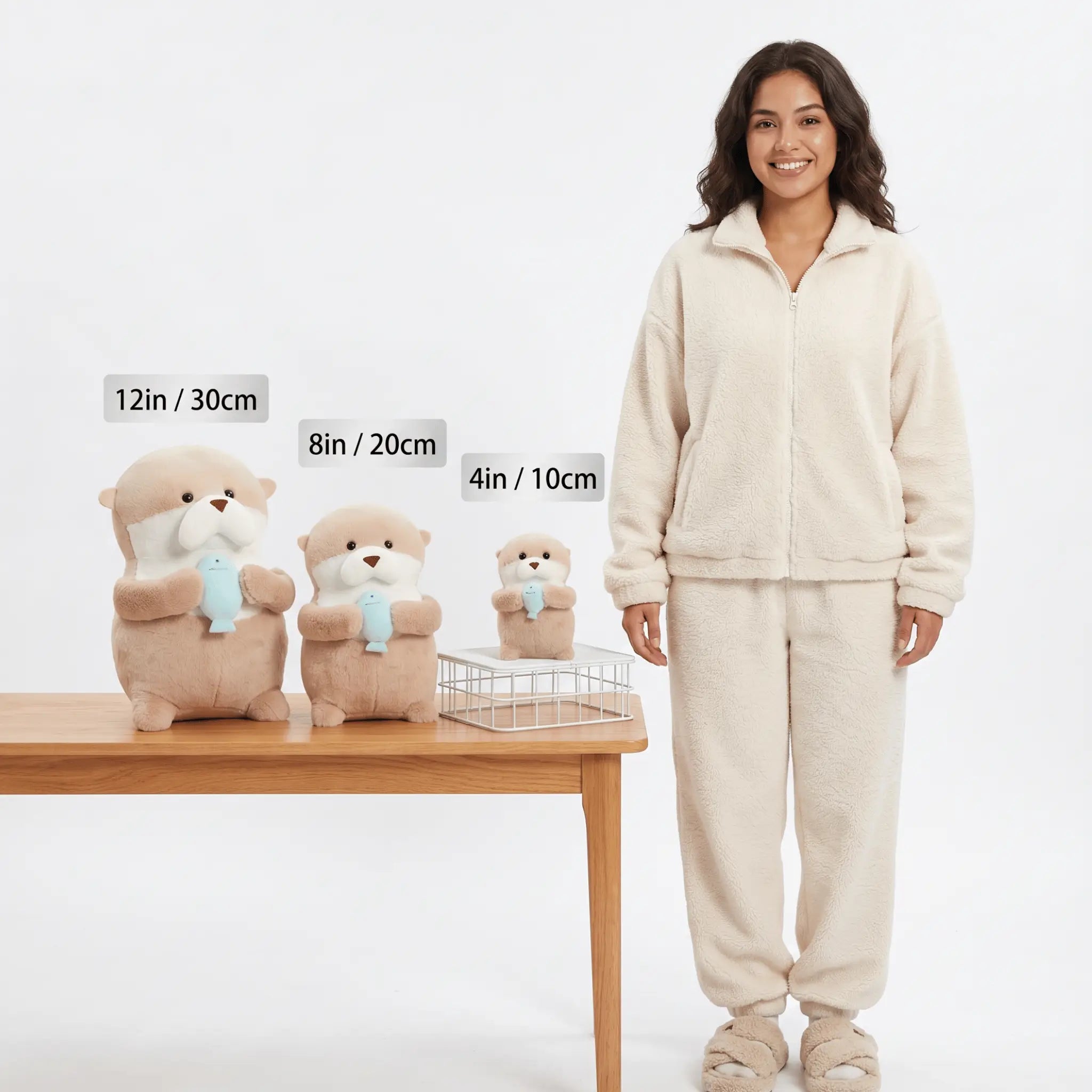 Otis the Chubby Kawaii Sea Otter Snuggle Plushie