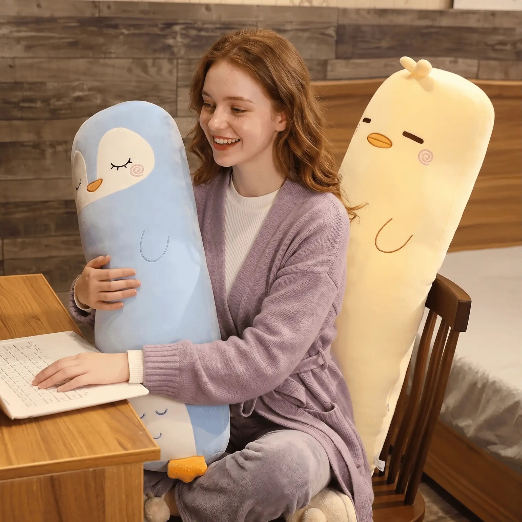 Pillowy Dino Pig Bunny Long Sleeping Plush