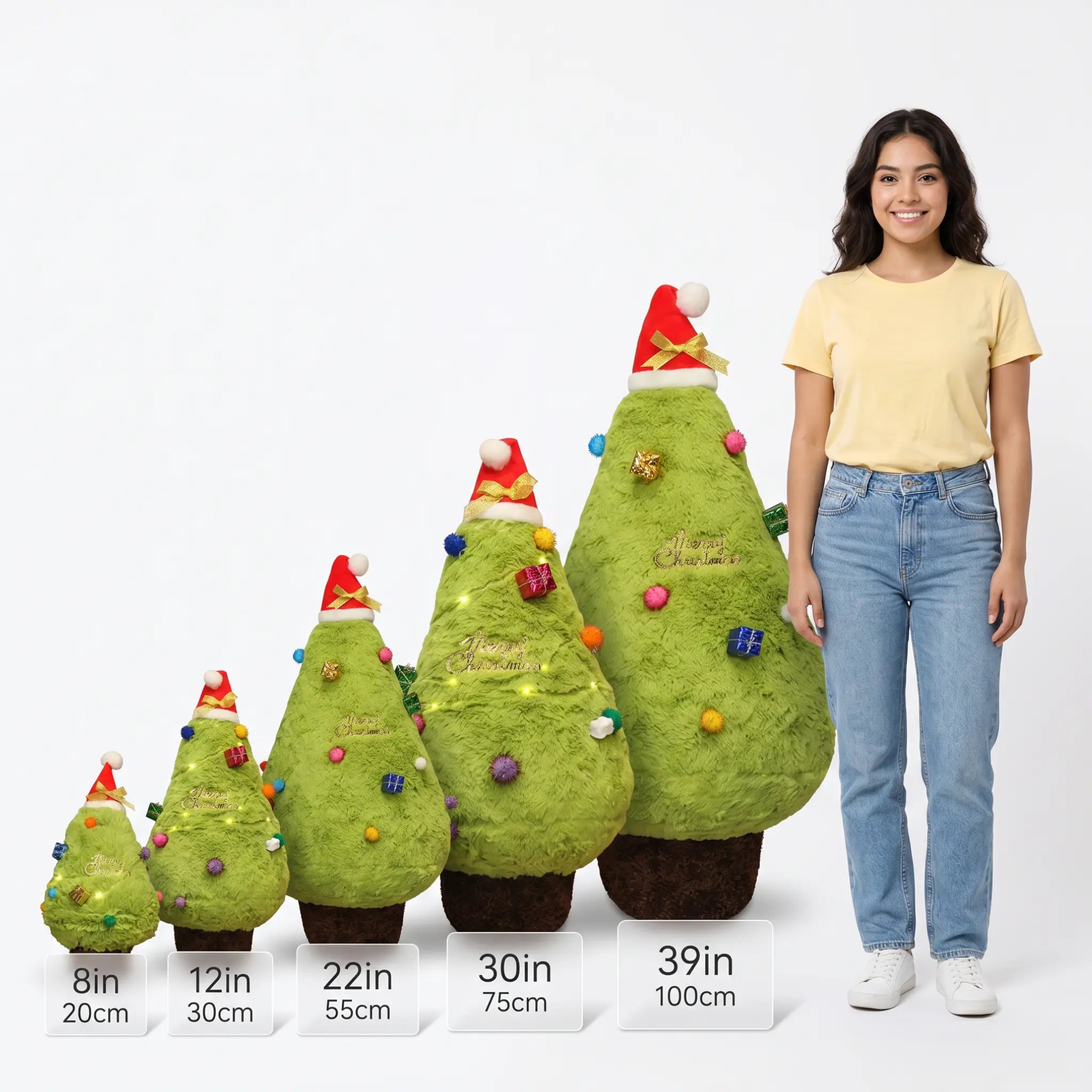Piney the Kawaii Evergreen Christmas Tree Wishing Plushie