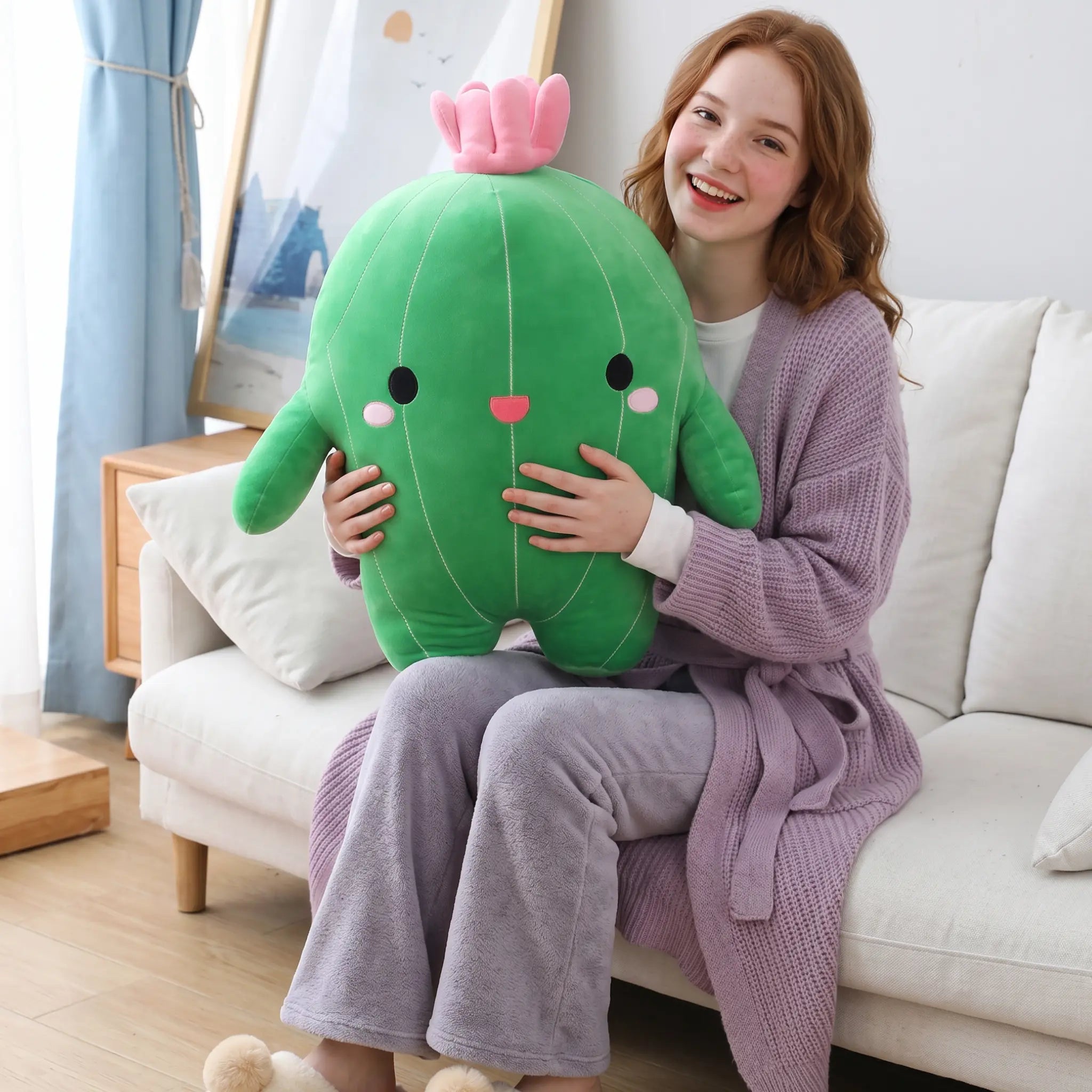 Prickly Kawaii Cactus Snuggle Plushie