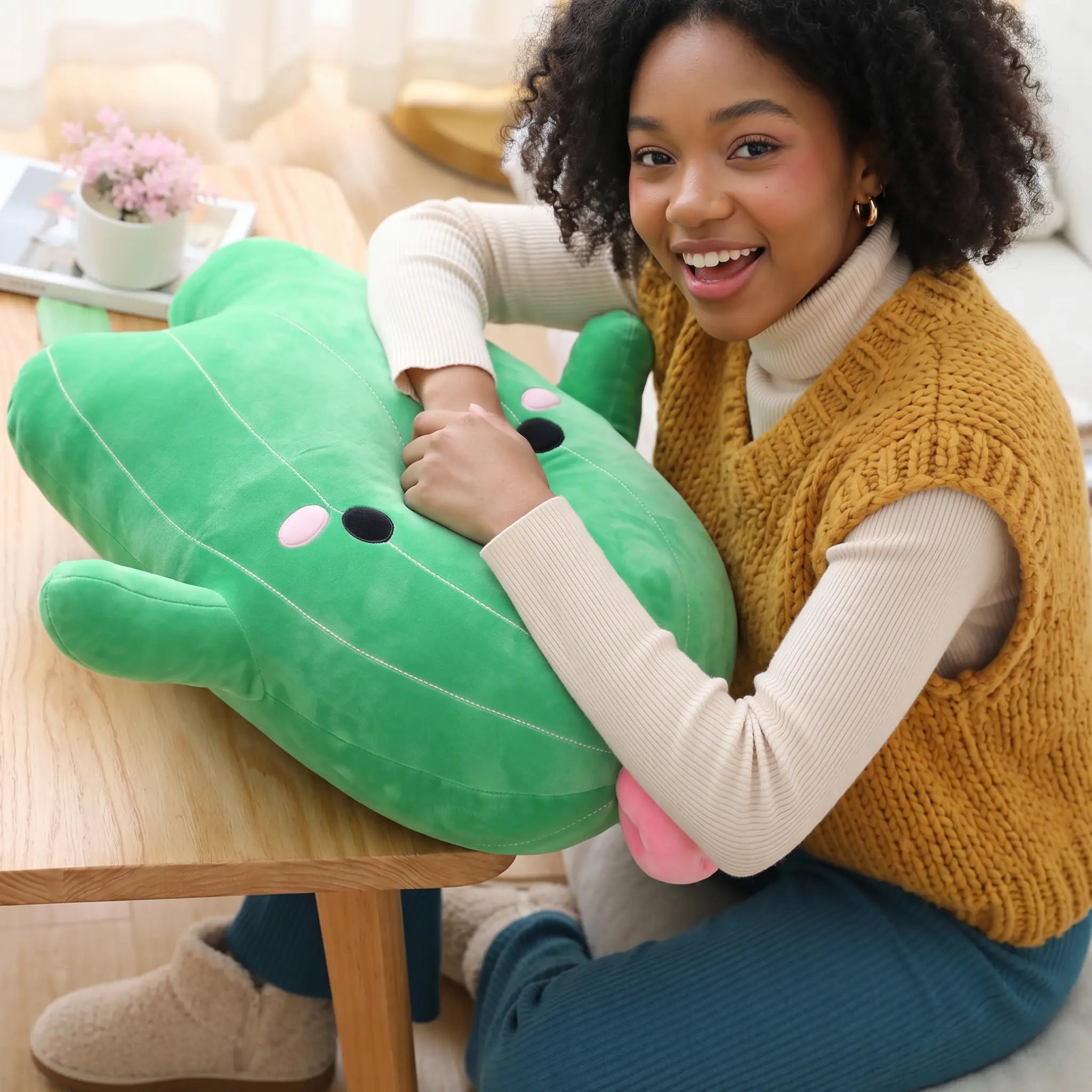 Prickly Kawaii Cactus Snuggle Plushie