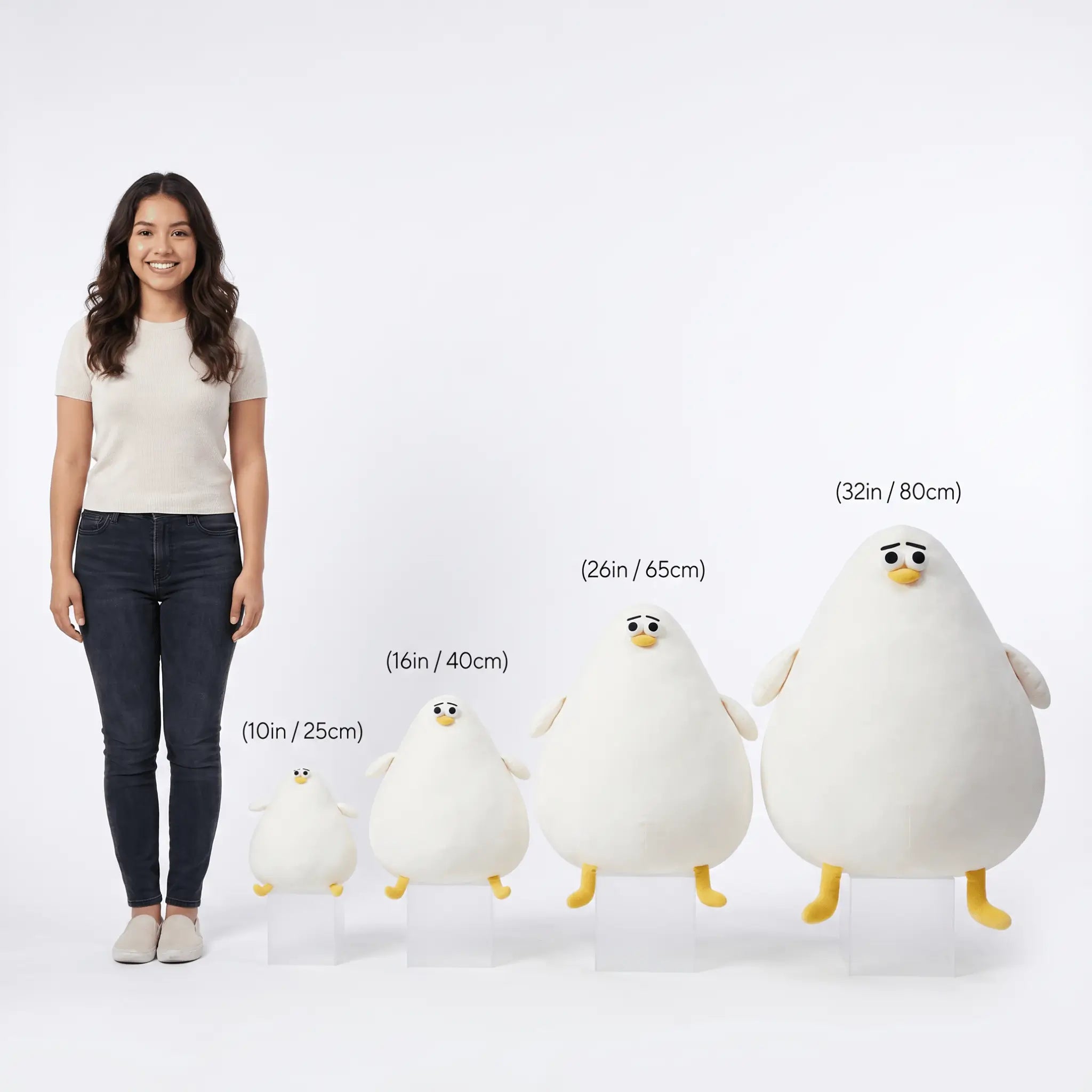 Pudge the Giant Round Lazy Penguin Plush Pillow
