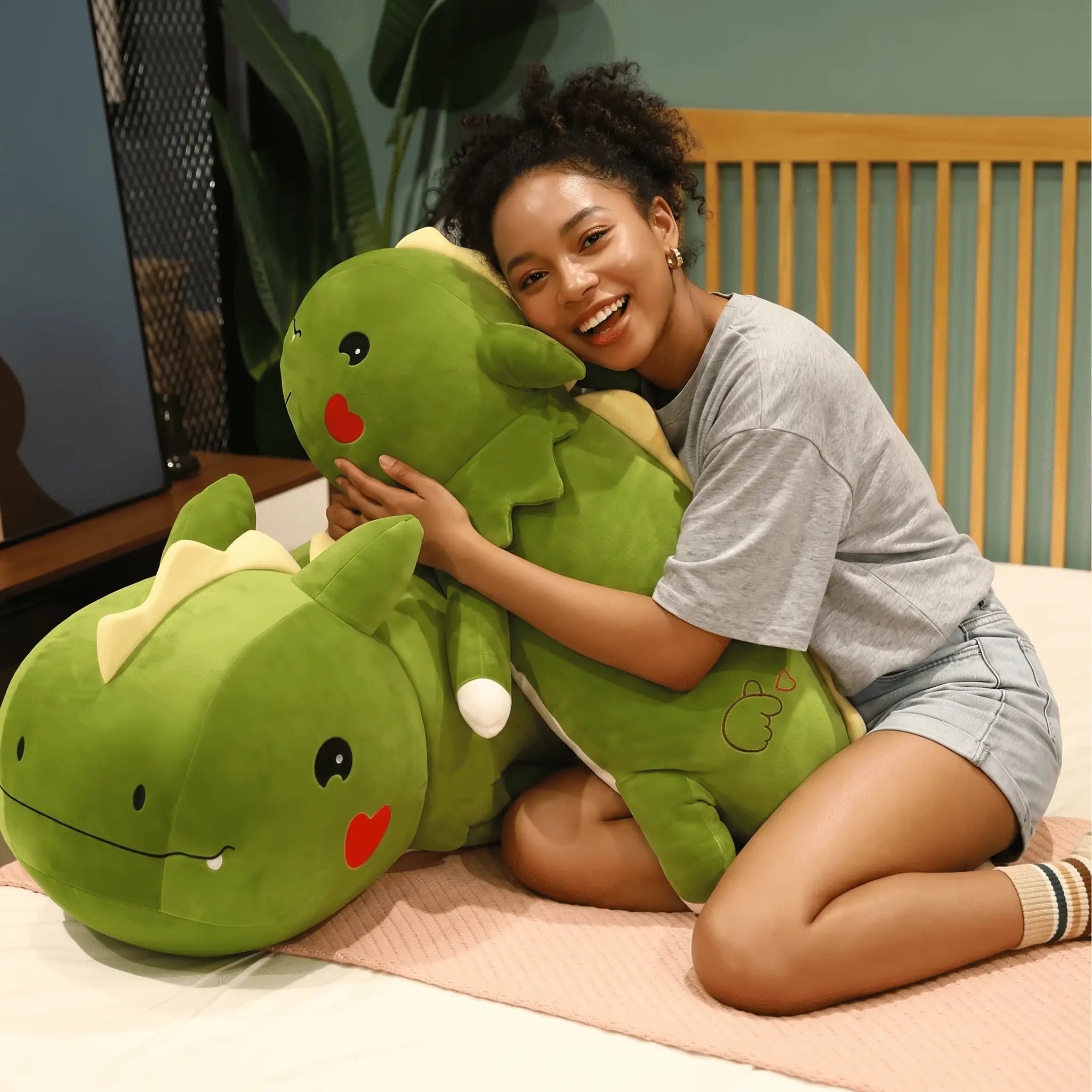 Rex the Giant Lying Dragon Dino Snuggle