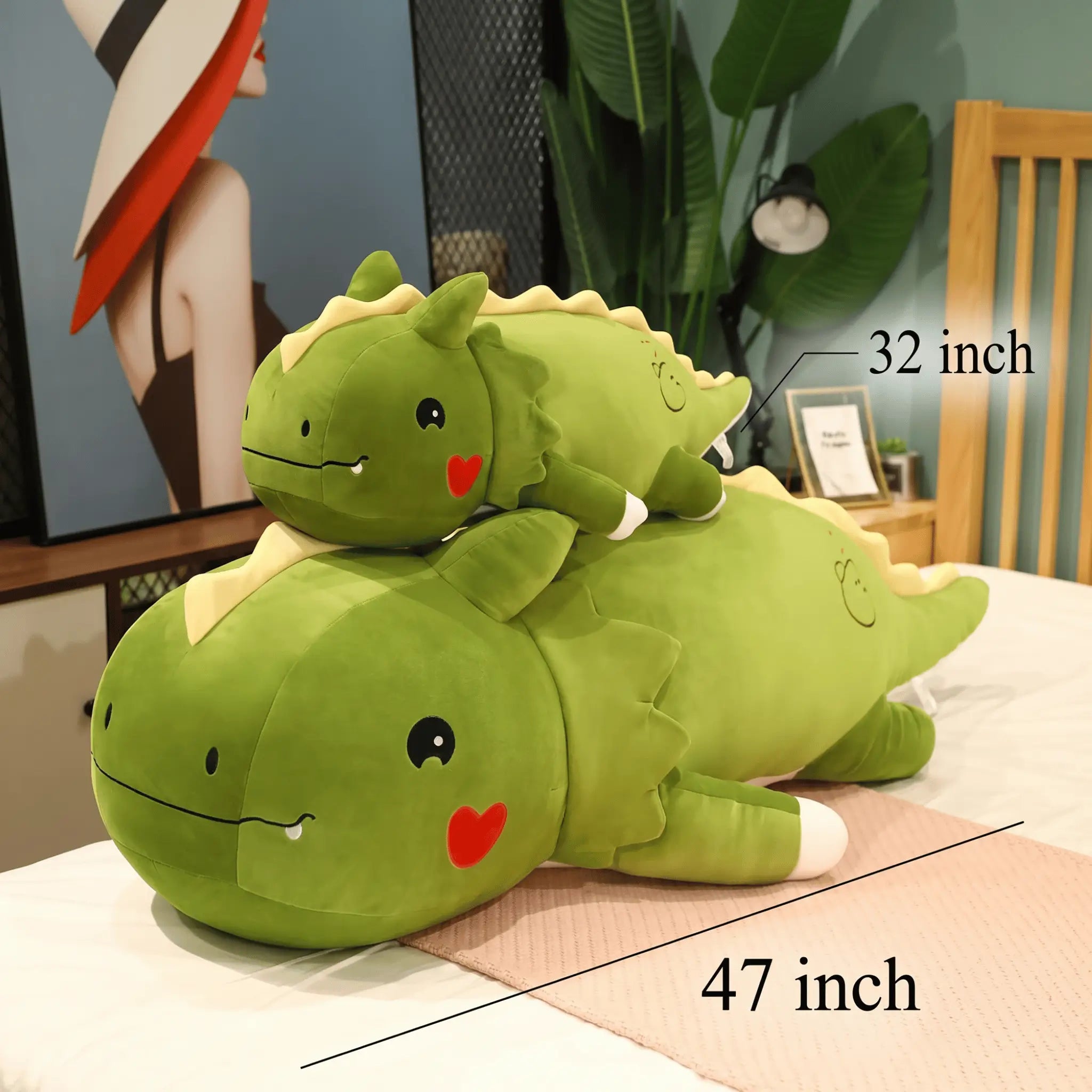 Rex the Giant Lying Dragon Dino Snuggle