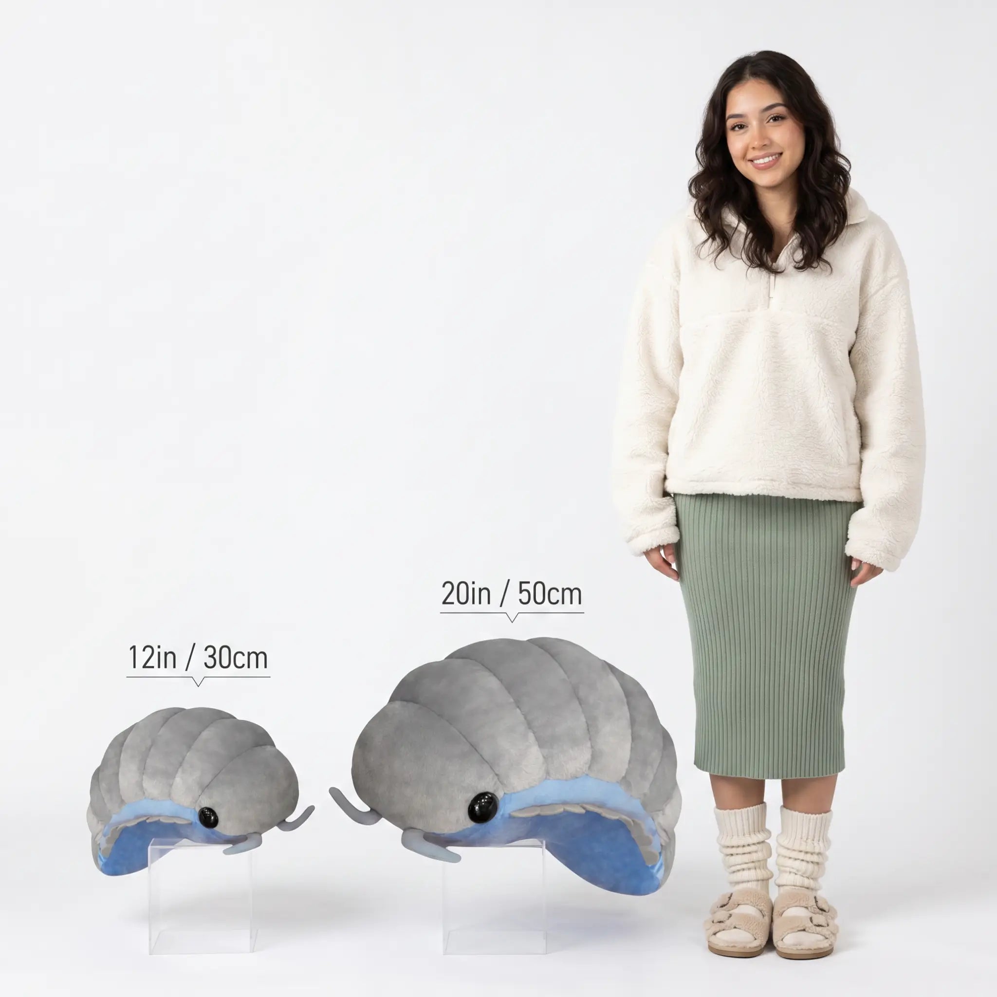 Rollie the Squishy Pill Bug Plush Pillow