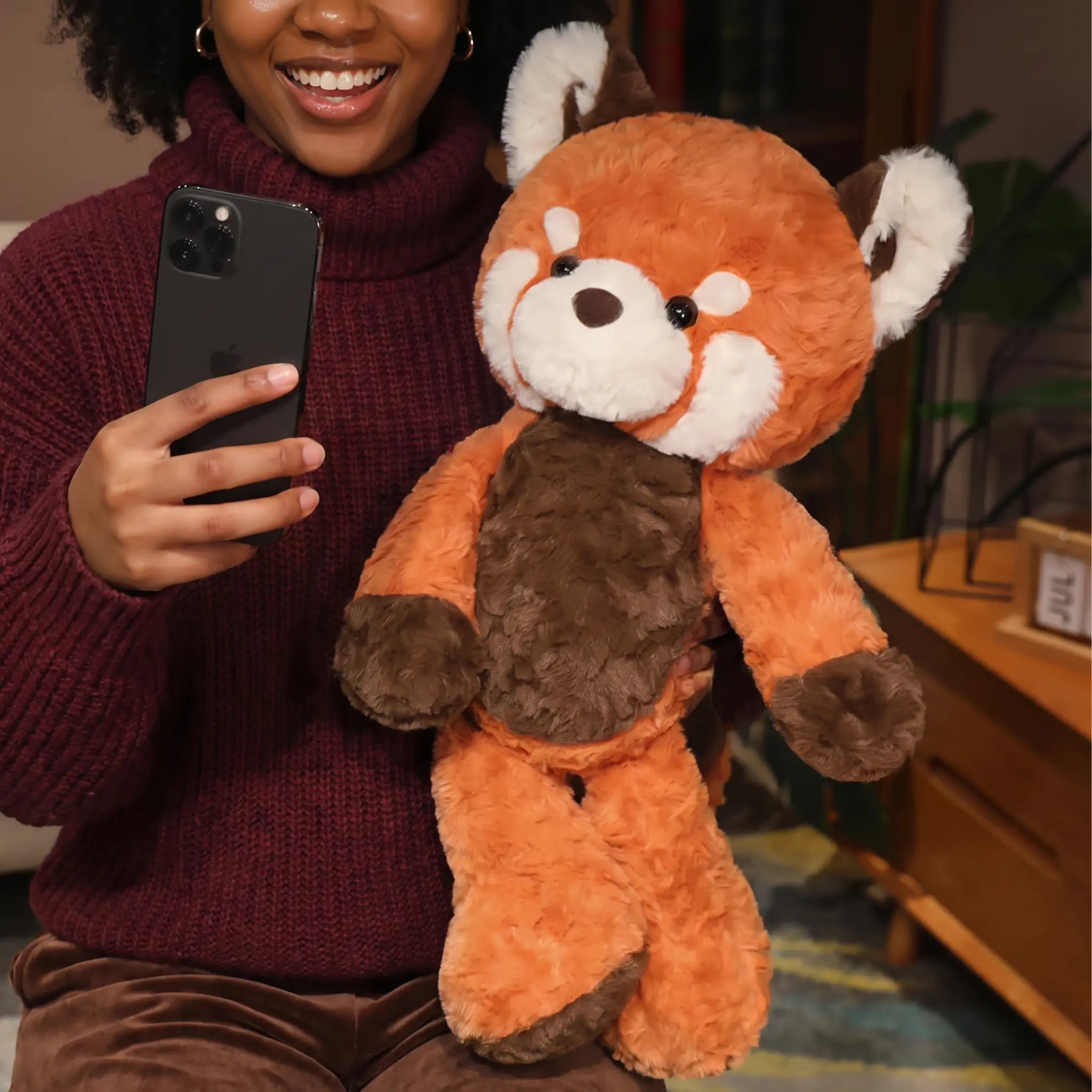Rusty the Soft Red Panda Fox Plush