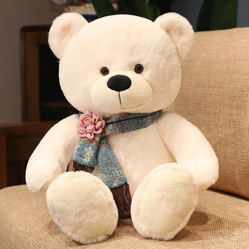 Scarfy the Kawaii Marshmallow Bear Snuggle Plushie Set