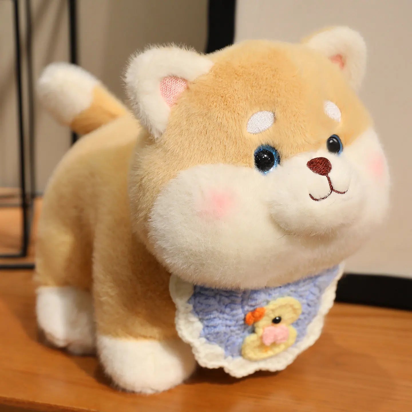 Shiba the Cozy Scarf Kawaii Puppy Snuggle Plushie