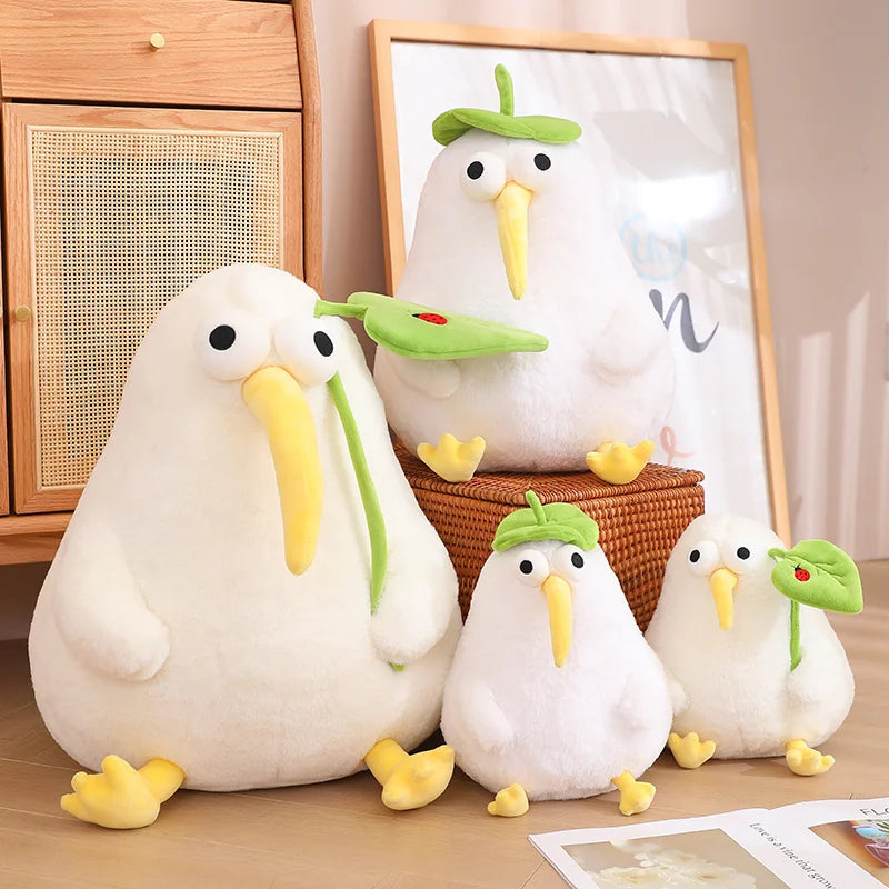 Kiwi the Lifelike Lotus Leaf Kiwi Bird Plushie