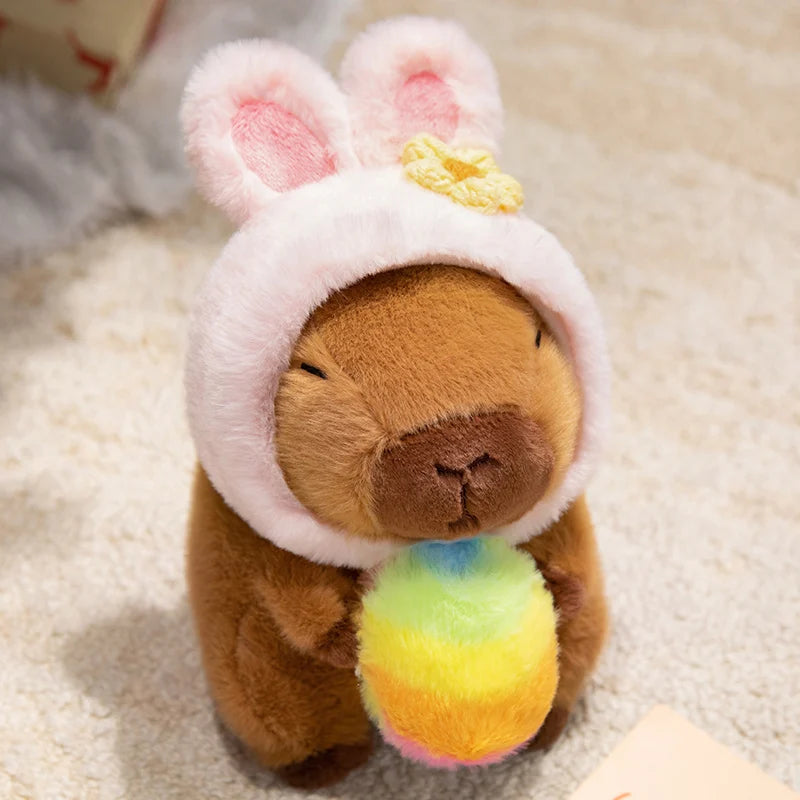 Blossom Bouquet Hugging Bunny Plushie