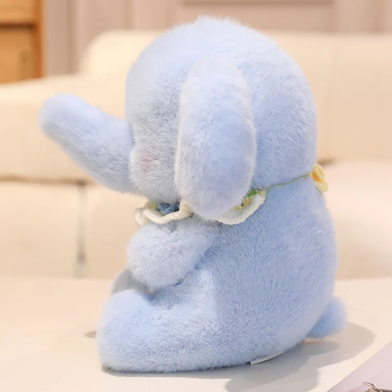 Bibbed Baby Elephant Kawaii Snuggle Plushie