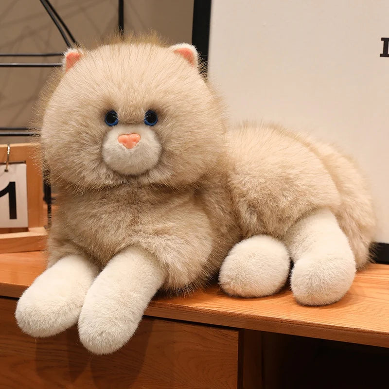 Lifelike Resting Lion Kawaii Plushie