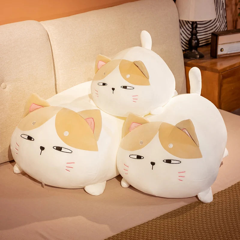 Noodle the Kawaii Fat Cat Snuggle Pillow Plush