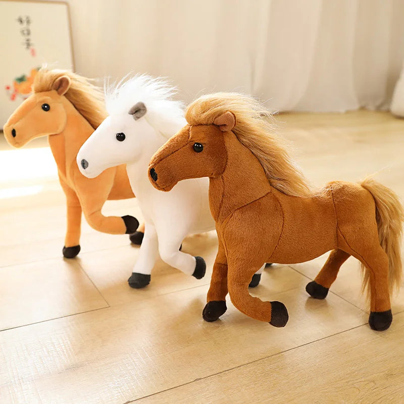 Chestnut the Lifelike Real Life Horse Soft Plush Pillow