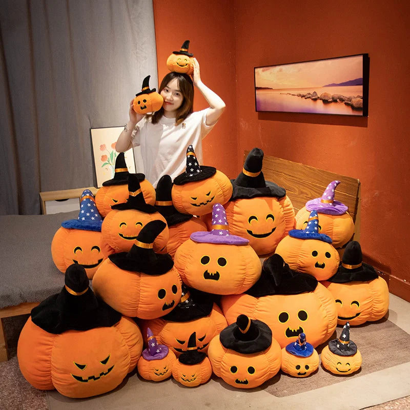 Pumpy the Spooky Kawaii Pumpkin Plush Pillow