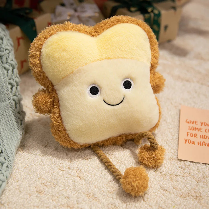 Toasty the Kawaii Toast Bread Crossbody Bag Plushie