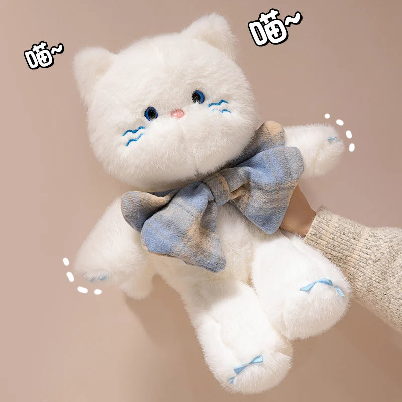 Bowtie the Kawaii Stuffed Kitten Cat Plushie