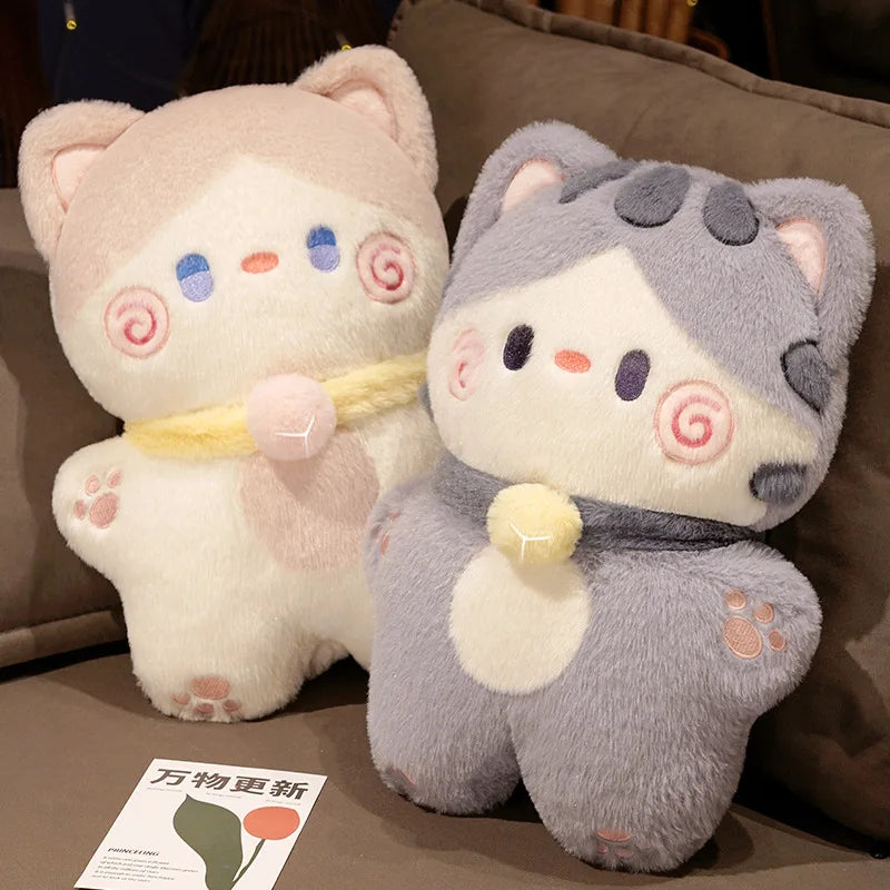 Bella the Kawaii Bell Cat Sleeping Cushion Plush