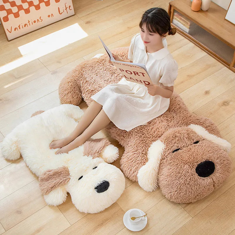 Biscuit the Giant Lying Dog Floor Plush