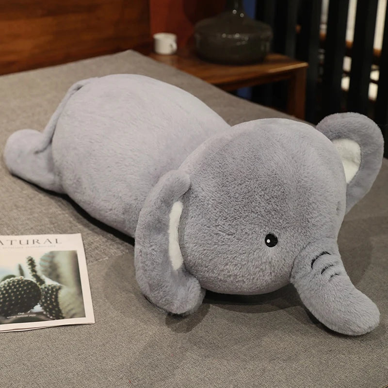 Ellie the Kawaii Soft Cartoon Elephant Plush Pillow