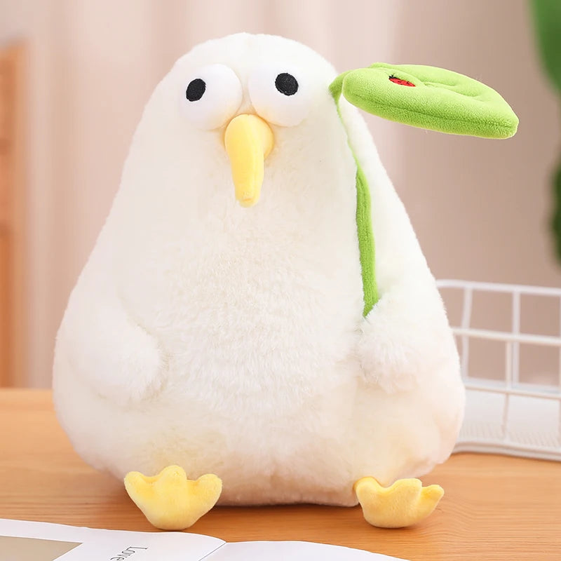 Kiwi the Lifelike Lotus Leaf Kiwi Bird Plushie