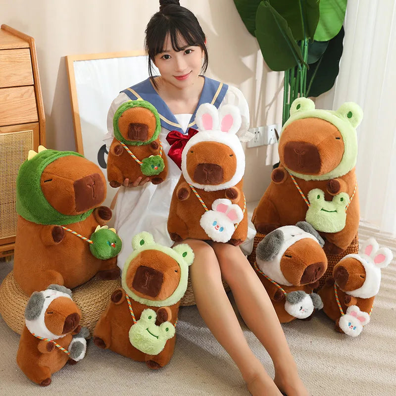 Capy the Shape-Shifting Frog Capybara Plush