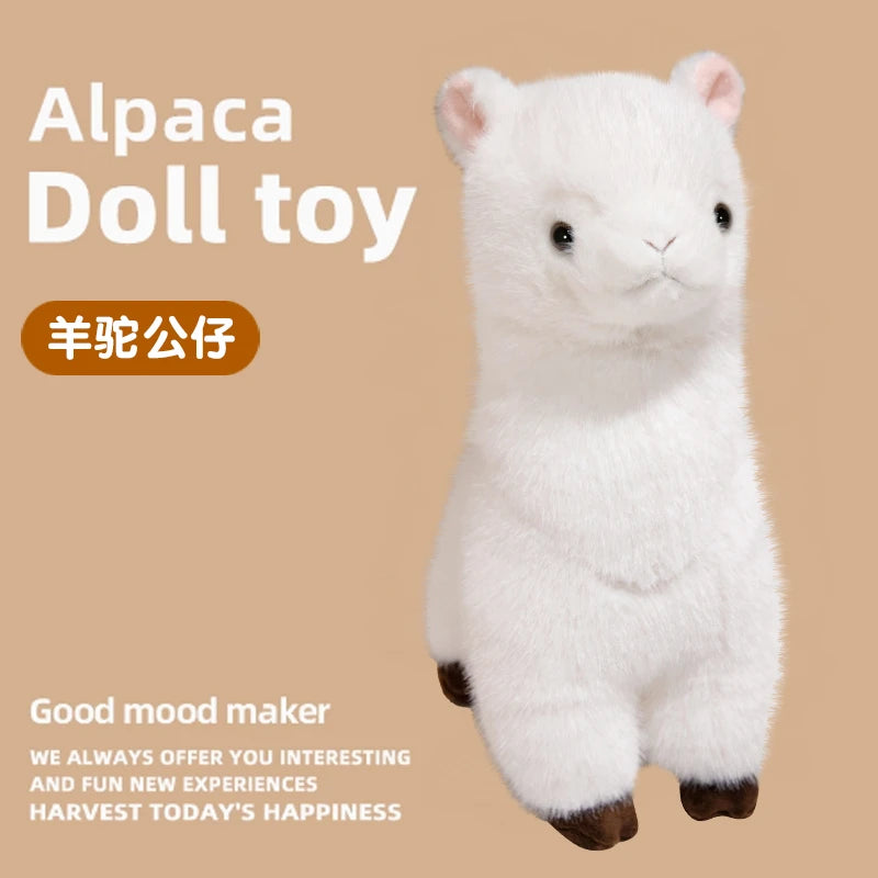 Fluffy Kawaii Alpaca Lamb Snuggle Plushie