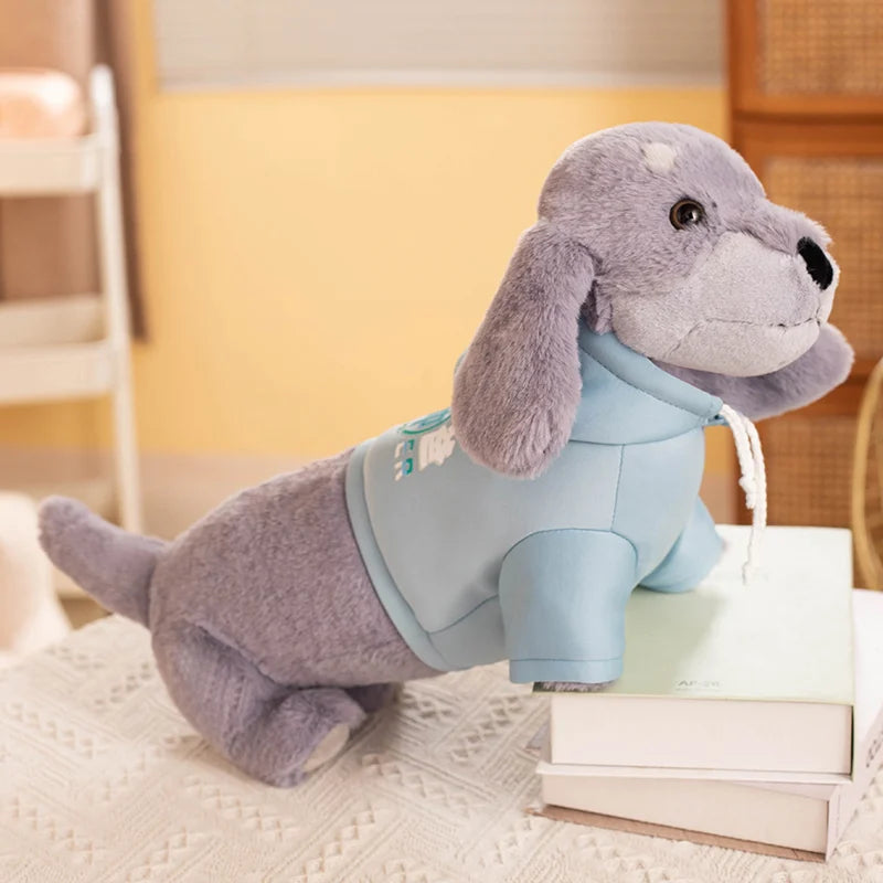 Slinky the Kawaii Lifelike Dachshund Badger Dog Snuggle Plushie