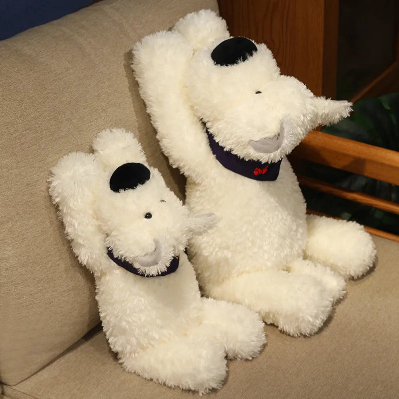Westie the Fluffy West Highland Puppy Plush Cushion