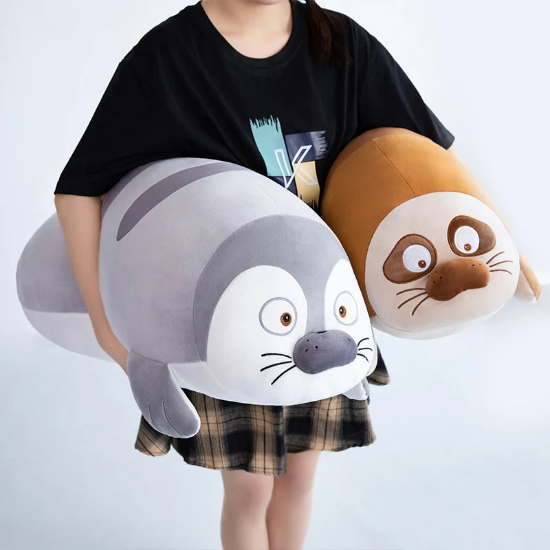 Sealio the Kawaii Soft Sea Lion Seal Snuggle Plush Pillow
