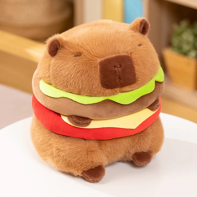 Capy the Kawaii Hamburger Bag Capybara Plush