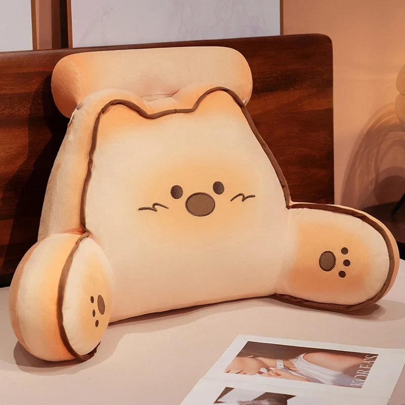 Biscuit the Kawaii Bread Cat Dog Backrest Triangle Plush