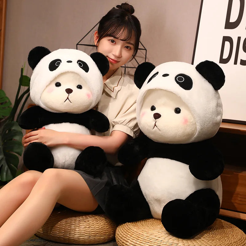 Panda the Hooded Cosplay Bear Sitting Kawaii Plushie