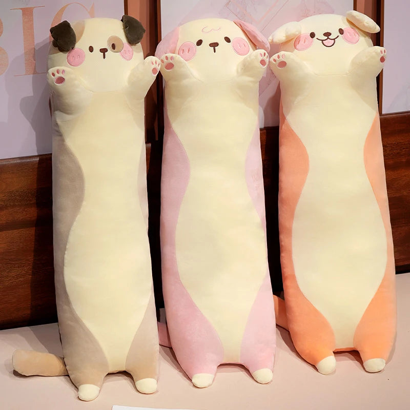 Giant Long Sleeping Puppy Kawaii Plushie Pillow