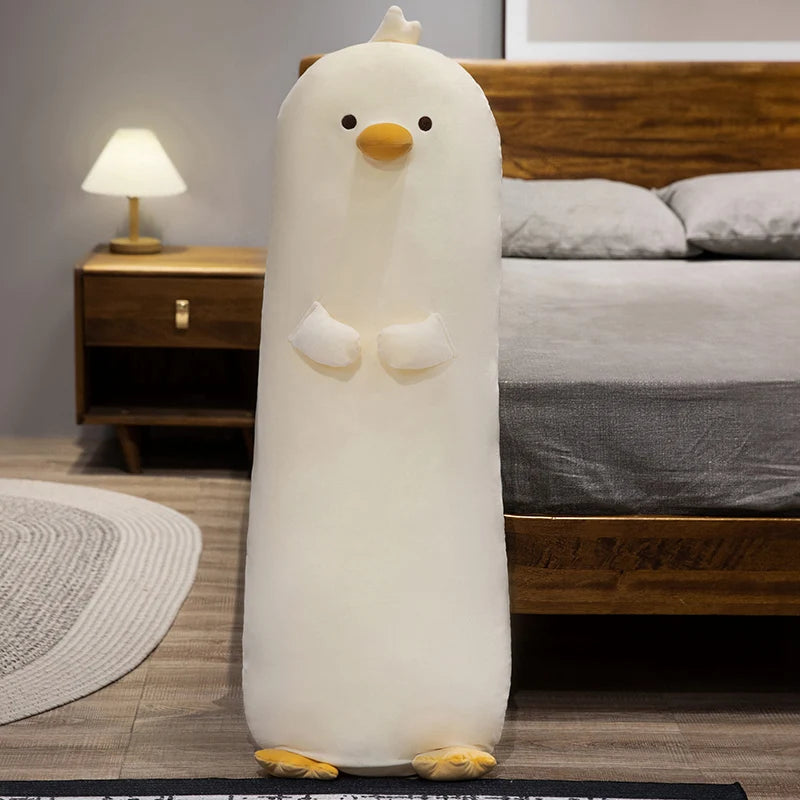 Waddles the Long Chick Penguin Dino Bolster Plush