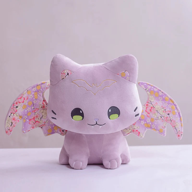 Sakura the Kawaii Pink Bat Wing Cat Plush