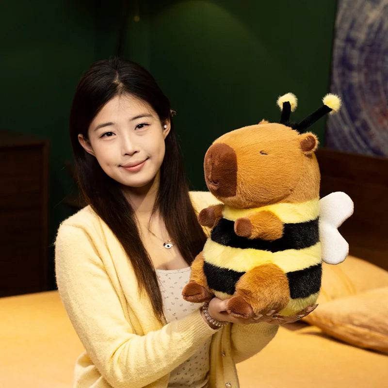 Capy the Kawaii Bee Cosplay Capybara Snuggle Plushie