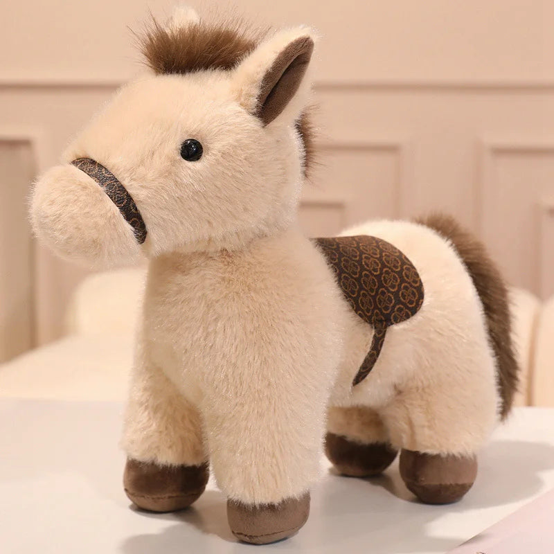 Chestnut the Super Realistic Lying Horse Plush Plushie