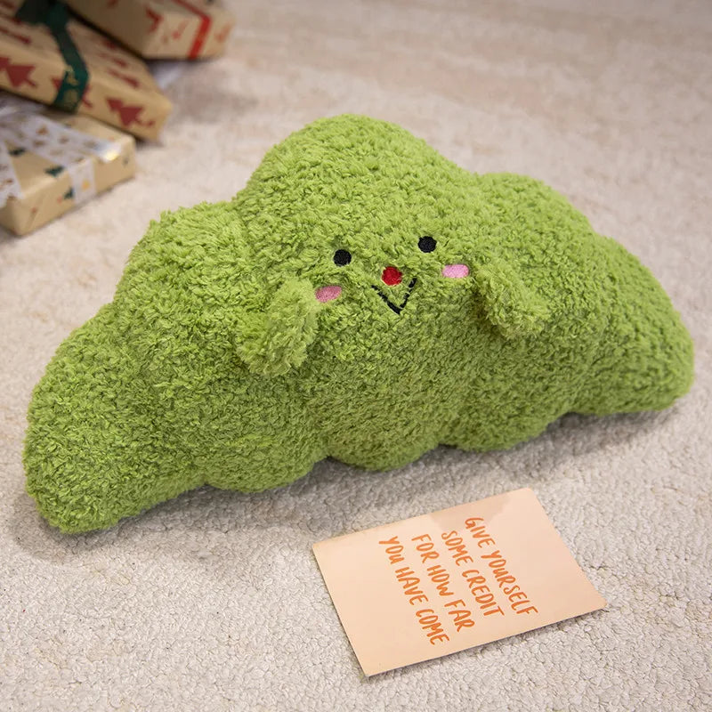 Cozy Croissant Bread Snuggle Plushie Pillow