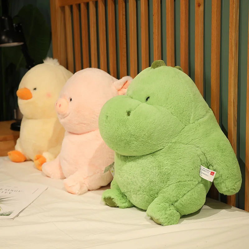 Chonky Dino Pig Panda Polar Bear Snuggle Plush