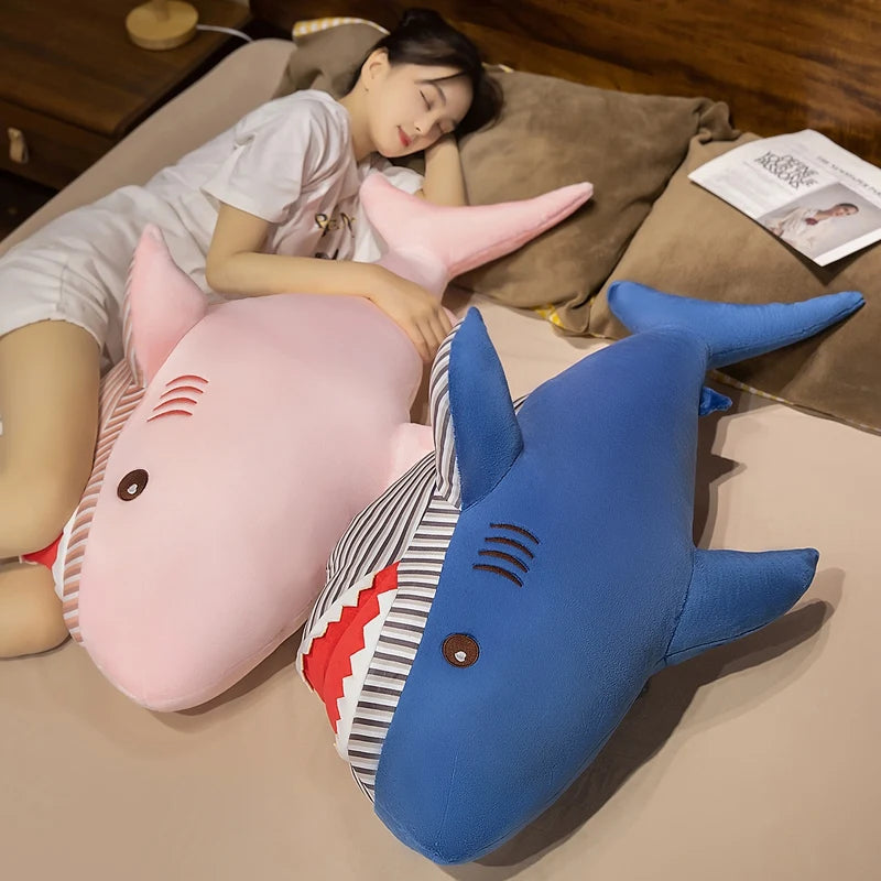 Chompy the Big-Toothed Kawaii Shark Snuggle Plushie