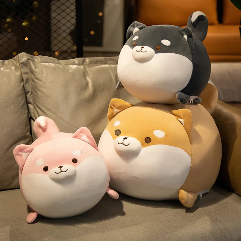 Shiba the Kawaii Chonky Corgi Dog Plush Pillow