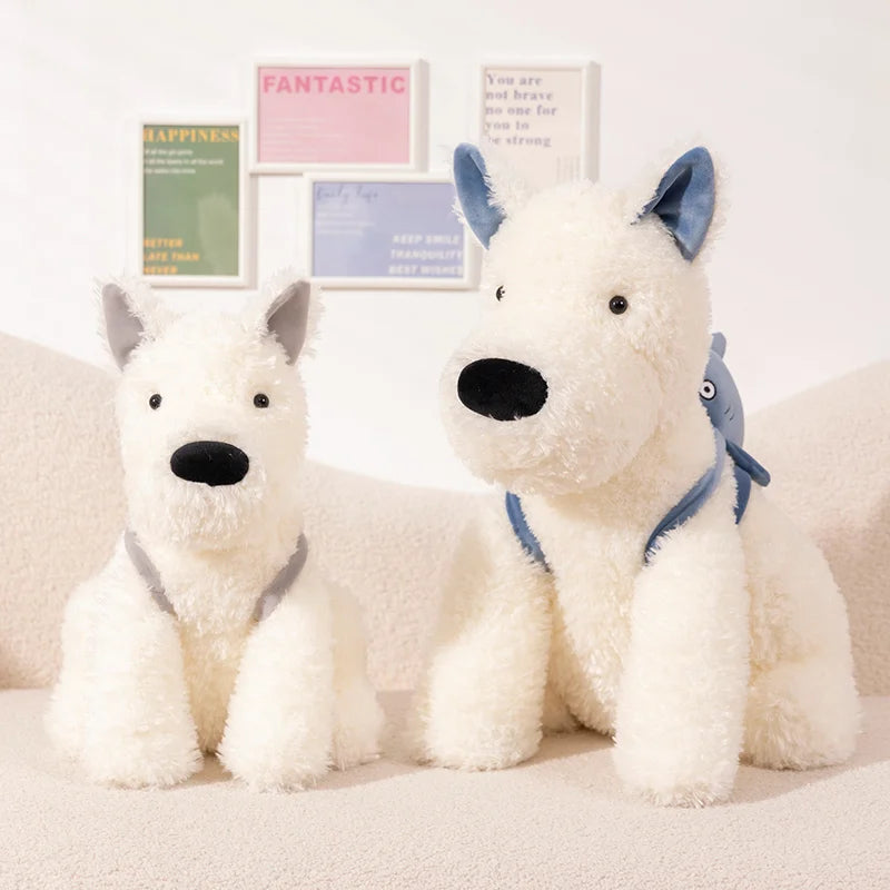 Schnauzer the Kawaii Dog with Shark Bag Plush Plushie