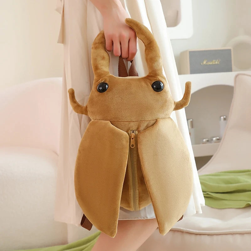 Wormy the Kawaii Beetle Watermelon Backpack Plush