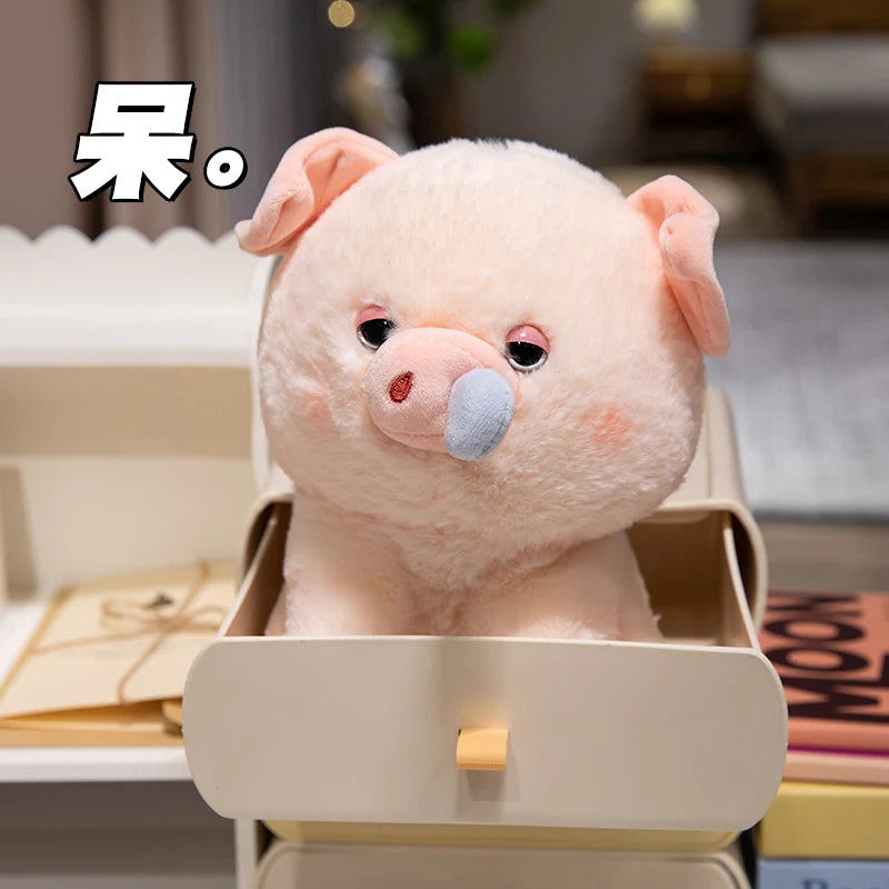 Chonky Droopy Nose Kawaii Pig Snuggle Plushie